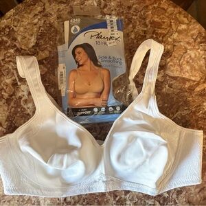 Playtex White Side & Back Smoothing Bra